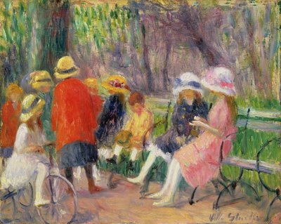 Niños en el parque de William James Glackens